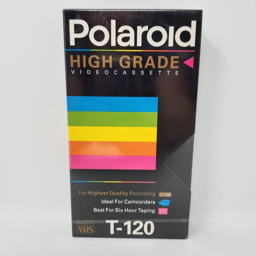 Polaroid High Grade T-120 VHS Videocassette